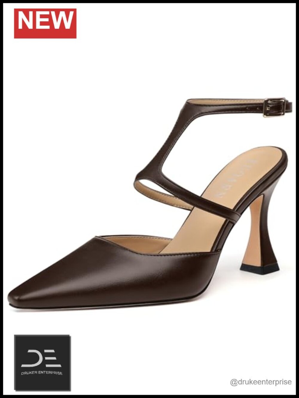 Women's Slingback Heels High Heels Adjustable Ankle Strap Party Shoes
